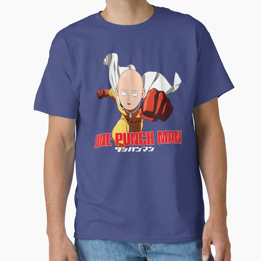 Cool Anime Fist Man Fighter Bald T-shirt - Image 4