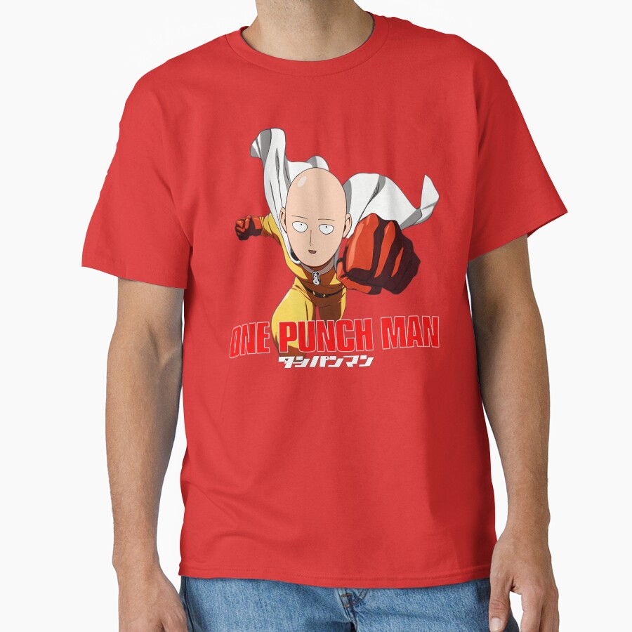 Cool Anime Fist Man Fighter Bald T-shirt - Image 5