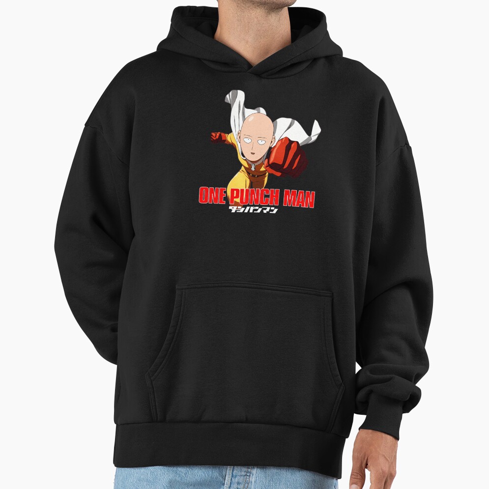 Cool Anime Fist Man Fighter Bald Hoodie