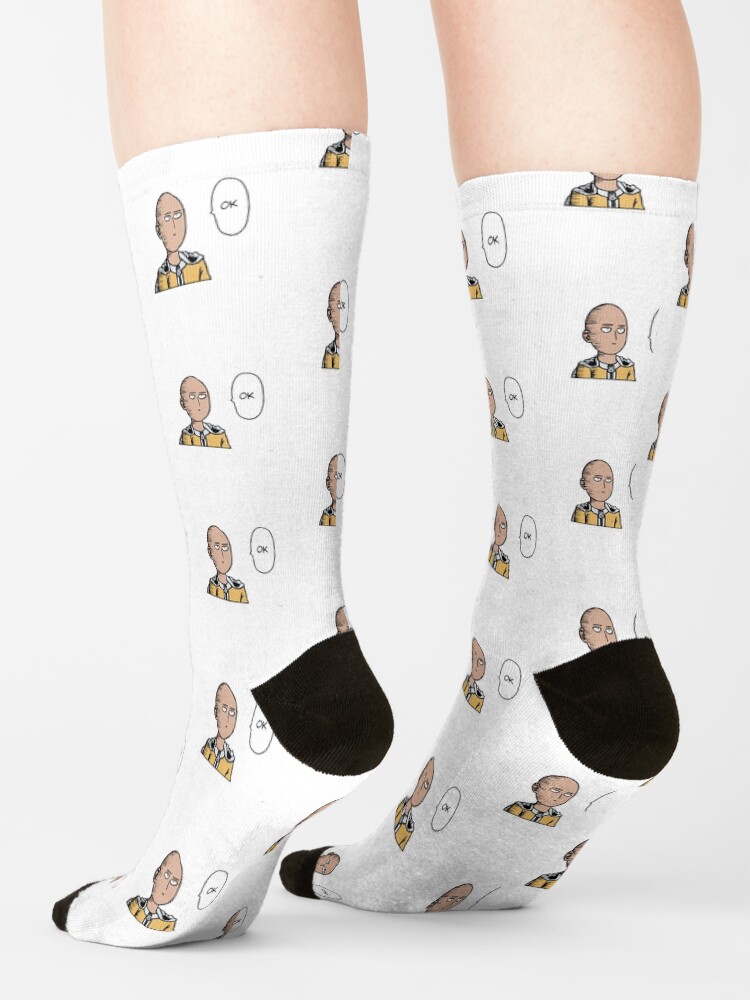The Ultimate Minimalist Hero Ok Meme Socks - Image 2