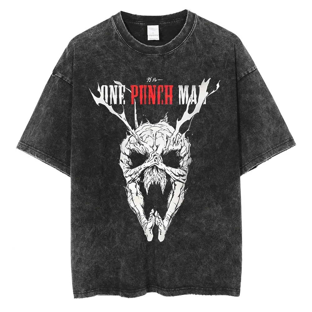 Best Selling Anime ONE PUNCH MAN Mineral Wash T-shirt